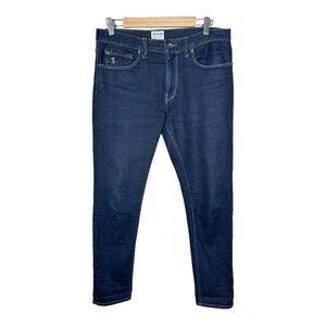 Todd Snyder Slim Fit Stretch 5-Pocket Jeans Size 32 X 32 Blue Dark Wash